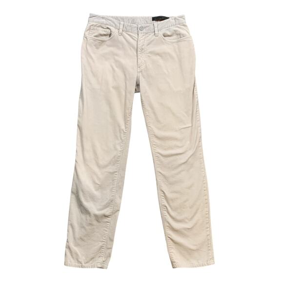 G/Fore Pants Mens 32 Light Grey Straight Leg 5 Pocket Corduroy Travel Golf - Picture 1 of 13